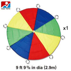 El Juego del Paracaídas Gigante Requiere Trabajo en Equipo, Simula la Forma de un Paracaídas, Juego Deportivo Educativo para Niños - Product Image 2