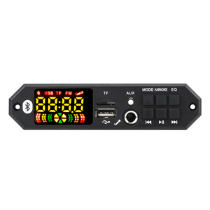 Amplificador de 80W, reproductor de MP3 de 12V, manos libres, Bluetooth 5,0, placa decodificadora, 5V-26V, 2*40W, módulo de Radio FM para coche, grabadora de voz, estilo de tarjeta - Product Image 1