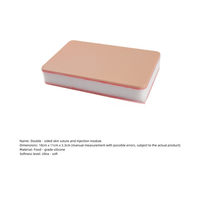 Modelo de inyección de silicona médica de doble cara Módulo de simulación de doble cara para práctica de estudiantes Maniquí de piel texturizada de PVC