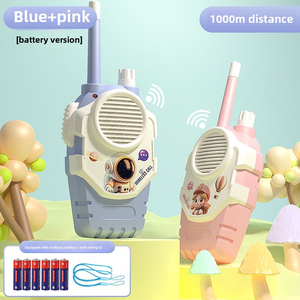 Mini Walkie talkies cho trẻ em Đồ chơi xách tay không dây Walkie talkies cầm tay hai chiều ngoài trời trẻ em đồ chơi 3km trẻ em Quà tặng - Product Image 2