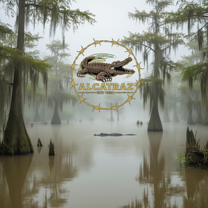 T-shirt unisex per adulti con stampa serigrafica Alligator Alcatraz Florida Everglades Prison, girocollo, manica corta - Product Image 3