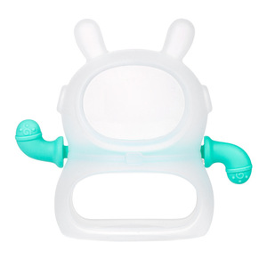 Jouet de dentition en silicone Space Rabbit pour bébés de 0 à 24 mois, matériau de qualité alimentaire bouillable, unisexe - Product Image 5