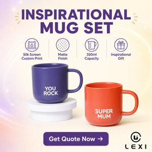 Taza de Cerámica de 350 ml con Logotipo Serigrafiado, Acabado Mate, Frase Inspiradora SUPER MUM, Regalo Promocional para el Día de la Madre, Oficina en Casa, Taza para Café - Product Image 2
