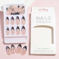 Boîte d'emballage personnalisée pour faux ongles avec plateau blister transparent