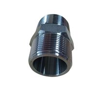 Raccord de tuyau d'extension, embout hexagonal fileté, fonte en acier inoxydable 304 316 BSP NPT BSPT hexagonal haute pression 150lbs embout hexagonal