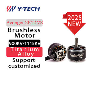Moteur Brushless Brotherhobby <span class=keywords><strong>Avenger</strong></span> 2812 V3 900KV/1115KV 5-8S avec arbre creux en alliage de titane et hélice 9047 pour Quadcopter FPV Racing - Product Image 2