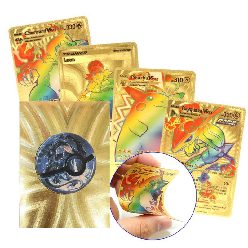 Golden rainbow card