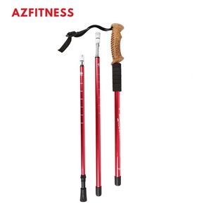 Mât <span class=keywords><strong>de</strong></span> Trekking <span class=keywords><strong>pliable</strong></span> ultraléger <span class=keywords><strong>de</strong></span> haute qualité, tige droite, poignée en liège, <span class=keywords><strong>bâton</strong></span> <span class=keywords><strong>de</strong></span> <span class=keywords><strong>marche</strong></span> réglable, nouveauté - Product Image 2