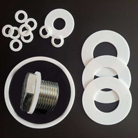 Rondelle plate en nylon plastique blanche, prix d'usine, fabriquée en Chine