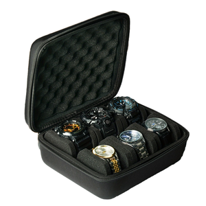 5 घड़ी को स्टोर करने के लिए डिज़ाइन किए गए ज़िपर आउटडोर वॉच केस के साथ 5 वॉच एवा स्टोरेज केस - Product Image 5