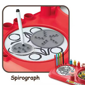 Papan lukisan multifungsi, mainan pendidikan dini kartun kaleidoskop gambar grafiti anak-anak - Product Image 4