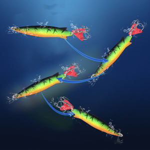 Leurre Métallique Rotatif pour <span class=keywords><strong>Pêche</strong></span> <span class=keywords><strong>au</strong></span> Poisson-Chat, Brochet, Luciole, Bar, Saumon, Marlin, Carpe en Eau Douce - Leurre Toby en Métal Plaqué Fer - Product Image 2