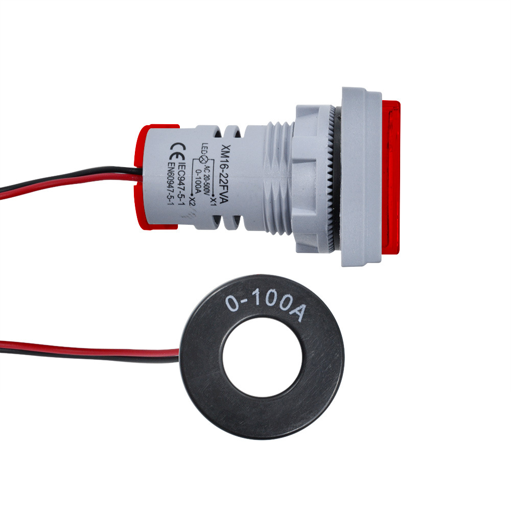 AC/DC Voltmeter Ammeter 50–500V Mit Stromwandler – 10A/50A/100A, Markenlos
