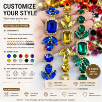 Garniture en Strass sur Rouleau Pendentif en Pierre de Strass Décoration en Verre Bordure en Cristal Applique Porte-clés Garniture en Strass