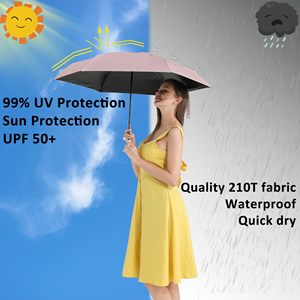 Vente en gros Petit <span class=keywords><strong>parapluie</strong></span> de voyage protection UV <span class=keywords><strong>Compact</strong></span> pour la pluie et le soleil UPF 50 + 41 pouces <span class=keywords><strong>Parapluie</strong></span> portable pour femmes et hommes - Product Image 4