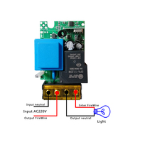 Interrupteur sans fil à distance RF 220V à longue portée de 3000m et émetteur à distance 2CH 433MHz pour pompe à eau, moteur d'usine
