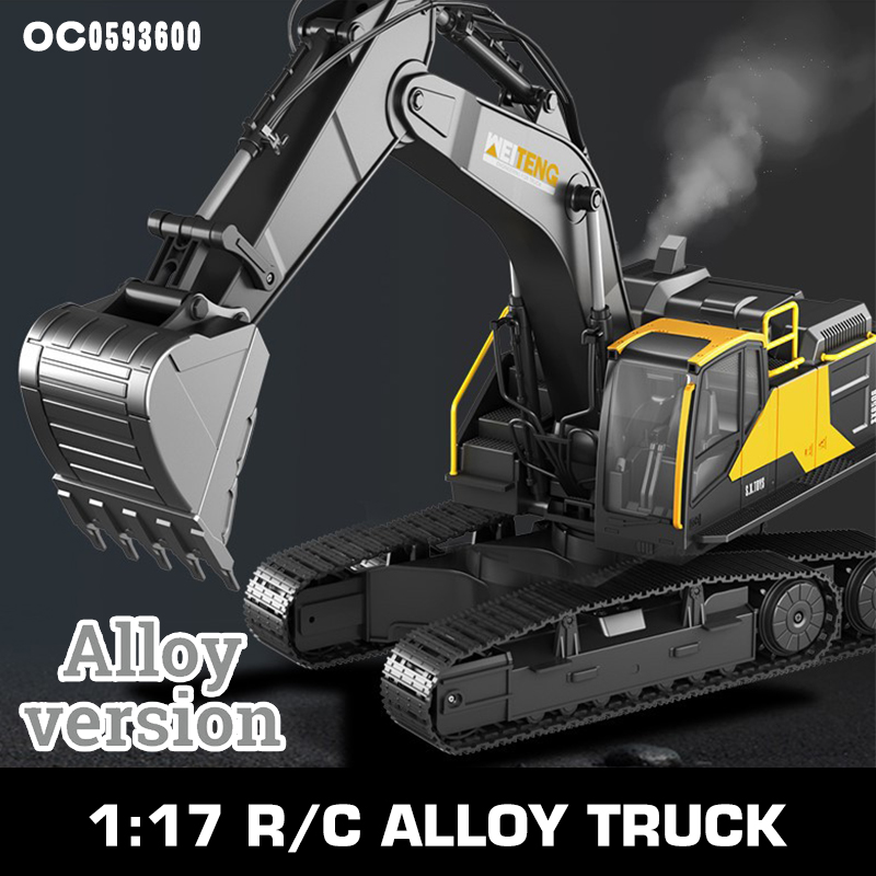 17 channel rc excavator