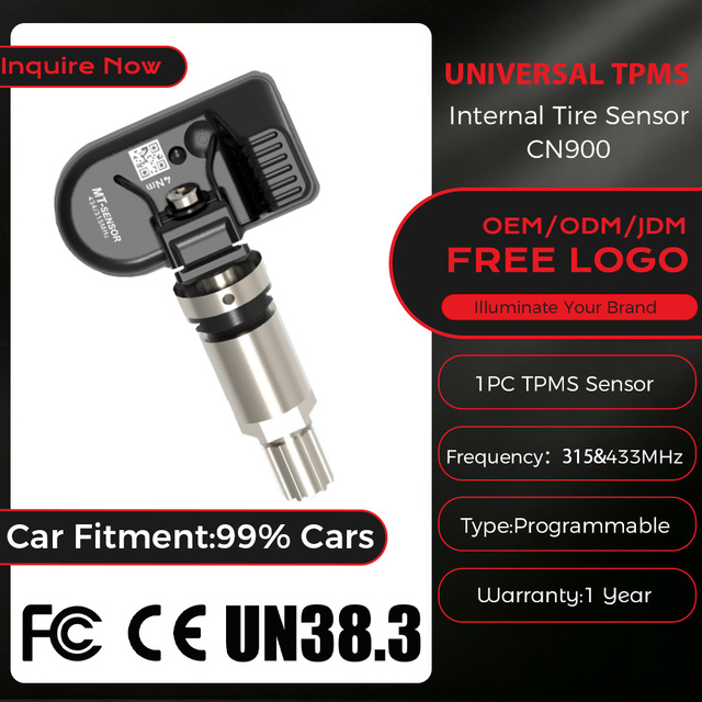 Universal Tpms Sensor Programmable Universal Tpms 315MHz 433MHz 2 in 1TPMS Sensor Solution Diagnostic for Cars