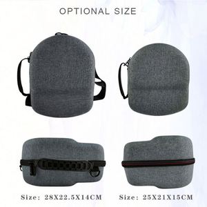 กระเป๋าใส่ชุดหูฟัง VR ขนาดใหญ่ EVA สีเทา กันกระแทก กระเป๋าใส่ชุดหูฟังเสมือนจริงแบบพกพา กันน้ำ กล่องใส่ชุดหูฟัง VR EVA - Product Image 6