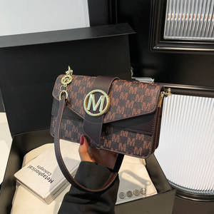 2025韩版几何防水<span class=keywords><strong>PU</strong></span>时尚单肩斜挎包女多功能小方包 - Product Image 3