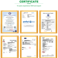 YURUI Flacons en plastique transparents à capuchon sécurité enfant, petits flacons à pilules avec couvercles pour médicaments liquides, très demandés