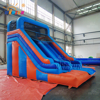 Glissières gonflables d'intérieur sèches extérieures remplies d'air de terrain de jeu d'enfants de jeu commercial fait sur commande de WINSUN CH