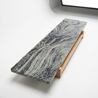 TY Shandong Granit Gris Blanc Naturel Écologique Moderne, Petite Dalle Brossée, Solution Complète pour Plans de Travail de Cuisine de Villa et de Parc