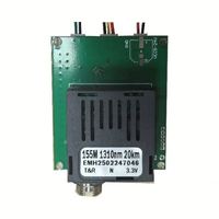Convertidor de Fibra Óptica Metálico PFLY Personalizado TX RX de 1 Canal de Video + UART TTL SBUS FC/UPC Monomodo 0-20km con 6 Meses de Garantía