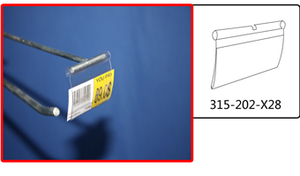 Porte-étiquettes de prix en plastique PVC Hookei, transparent et écologique, avec bande de présentation de données, taille personnalisable - Product Image 5