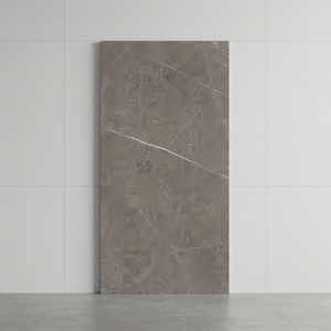 Pietra Smoke 600x1200mm Polished Marble Look Porcelain Tiles Glossy Indoor <b>Floor</b> Wall Design - Product Image 4