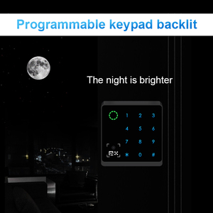 Secukey QR9 QR-Code <span class=keywords><strong>RFID</strong></span>-Tastatur Wiegand RS485-Lesegerät 13,56 MHz NFC-Karten zugriffs kontrolle - Product Image 5