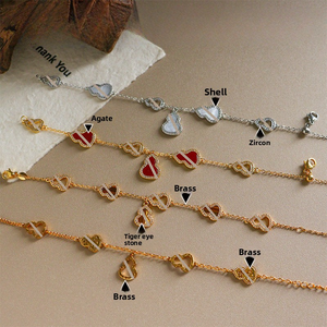 Pulsera de Moda de Temporada con <span class=keywords><strong>Cuentas</strong></span> de Ágata, Ojo de Tigre y Calabaza de la Suerte <span class=keywords><strong>para</strong></span> Mujer, Uso Diario, Apilable, Regalo, Accesorio de Muñeca Femenino - Product Image 4