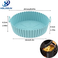 Moule à gâteau rond en silicone arc-en-ciel de 7 pouces, réutilisable, antiadhésif, résistant à la chaleur, avec poignée, couleur personnalisée