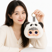 Robot de bureau intelligent IA en peluche, compagnon mignon en fourrure de dessin animé, interaction vocale, recharge USB, jouet de bureau, cadeau