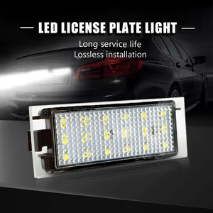 Lampes de plaque d'immatriculation Led pour Renault Clio MK3 MK4 Espace MK5 <span class=keywords><strong>Megane</strong></span> MK2 MK3 MK4 CC - Product Image 4