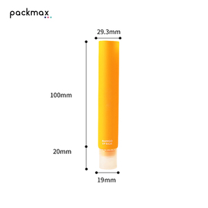 Tube applicateur de rouge à lèvres en silicone – Tube souple en silicone de 20 g pour massage, emballage cosmétique en tube laminé aluminium-plastique PE/ABL - Product Image 4