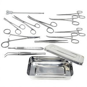 KAHLU ORTHOPEDIC Juego de instrumentos de cirugía básica de 12 piezas Fuente de alimentación manual de acero inoxidable El mejor precio con caja de acero - Product Image 1