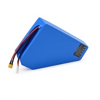 Batterie de vélo électrique 72V 20Ah OEM en sac triangulaire, pack de batteries liquides à tension et capacité personnalisées, cathode NMC, 1000 cycles, pour vélo électrique