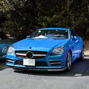 ลิ้นกันชนหน้า Mercedes-Benz SLK R172 ลายคาร์บอนไฟเบอร์ ABS สำหรับปี 2011-2015 ชุดแต่ง - Product Image 3