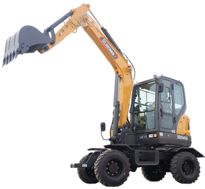 Modèle populaire Mini-excavatrice sur roues XCMG XE60WGA de 6 tonnes avec godet de 0,23 m³ - Product Image 5