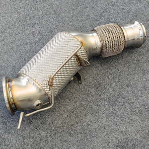 Downpipe de Alto Rendimiento OBM con Catalizador y Protección Térmica de Flujo <span class=keywords><strong>Libre</strong></span> para BMW B48/B46 120i, 220i, 230i, 320i, 330e, 330i, 420i, 430i, 630i, 730i - Product Image 3