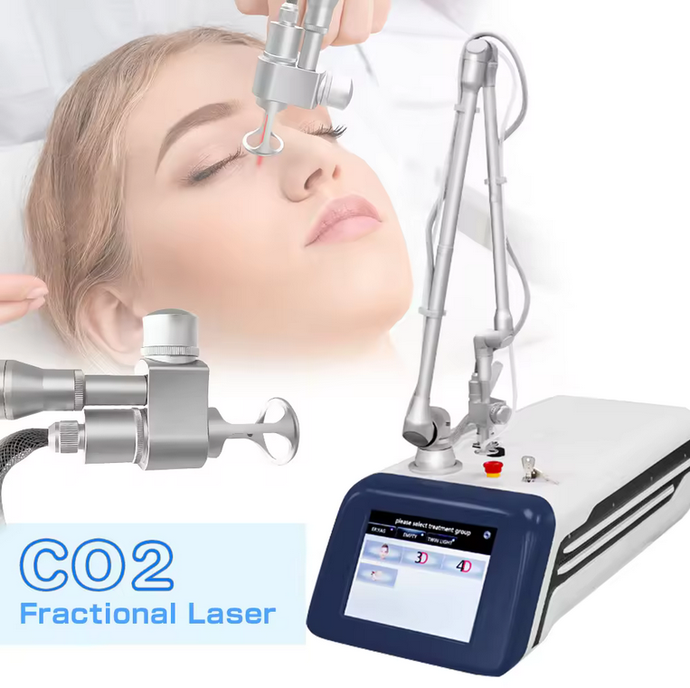 Loại bỏ vết sẹo thiết bị di động fractional CO2 hệ thống Laser thắt chặt âm đạo máy