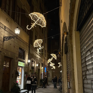 Luz con Motivo de Paraguas para Decoración Callejera del <span class=keywords><strong>Festival</strong></span> de Faroles Temáticos de Navidad y Lámparas de Año Nuevo para Iluminación Exterior - Product Image 2