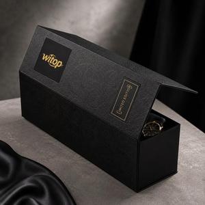 Scatola Regalo Premium per Bottiglia Singola di Vino o Whisky, in Cartone Rigido Lucido con Chiusura Magnetica - Product Image 3