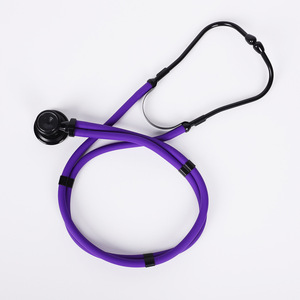 Estetoscopio multifuncional negro <span class=keywords><strong>completo</strong></span>, estetoscopio de doble tubo negro, estetoscopio de doble cara Chapado en negro - Product Image 6