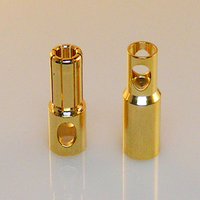 Hochwertige China Herstellung 8,0mm 8mm 8,0 Vergoldeter Bullet Connector Stecker Lipo RC Batterie Stecker Für ESC