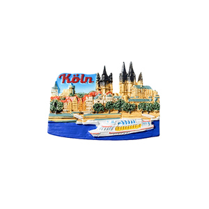 Personalizado europeo griego italiano español alemán francés belga imán para refrigerador decoración conmemorativa artesanía para colección - Product Image 1