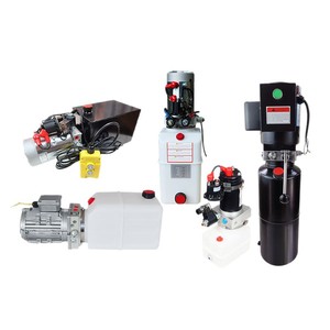 Groupe hydraulique Elliott 12V 24V 48V 110V 220V 380V avec moteur en cuivre pur pour rampe de chargement, transpalette, camion benne - Product Image 1