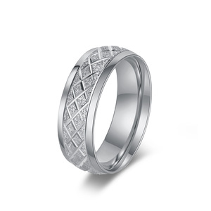 Geometric Asymmetrical Pattern Gold Steel & <b>Black</b> Unisex Fashion <b>Ring</b> Jewelry Gift - Product Image 5
