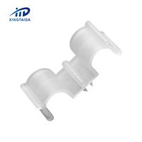 Vente en gros de prise de fil en nylon en double pince à fil en forme de U Clips de routage de câble en nylon pour carte de circuit imprimé